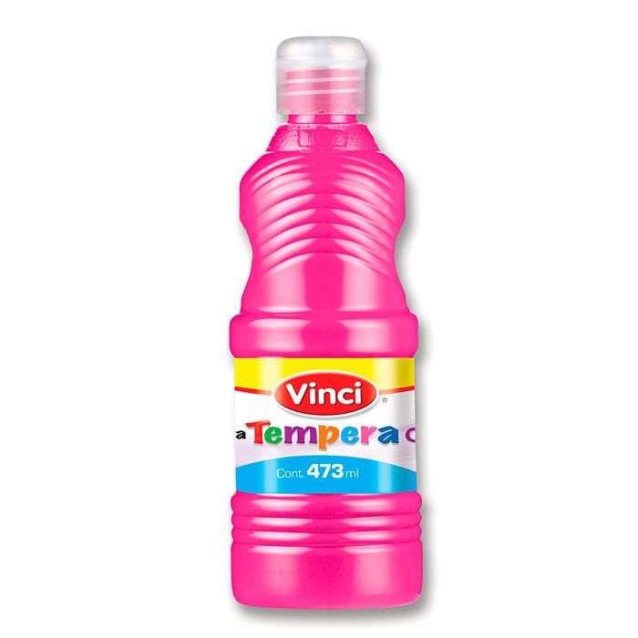 Pintura tempera vinci 473 ml rosa fluorescente 53097 - 53097