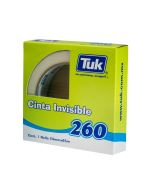 Cinta Adhesiva Invisible Tuk 260, 24 mm x 65 m.