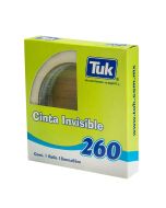 Cinta Adhesiva Invisible Tuk 260, 18 mm x 65 m.