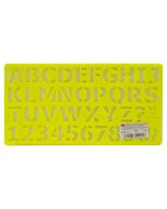 Plantilla De Letras Abc #11 Gotica 24 Mm Bl/5