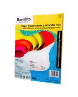 Bond Colores Fluorescentes Barrilito Carta C/100 h. 75 g. 10 Colores