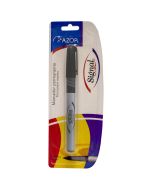 Marcador Permanente Azor Signal Bl/1 Negro, Punto Fino