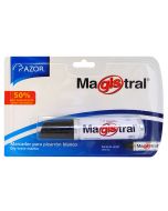 Marcador para Pintarrón Magistral Bl/1 Barril Metálico, Punta Cincel