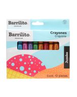 Crayones Jumbo Barrilito C/12