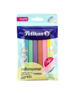 Crayones Jumbo Triangulares Pelikan C/6 Pastel