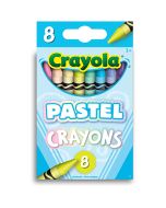 Crayones Estándar Crayola C/8 Pastel