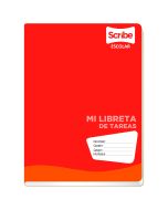 Libreta de Tareas Forma Francesa Grapado Scribe Escolar 2430 24 h.