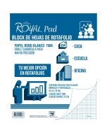 Block Rotafolio Blanco Royal Pad 64.3 x 79 cm. 25 h.