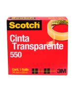 Cinta Adhesiva Celofán Scotch 550, 24 mm x 65 m.