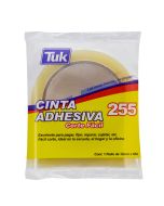 Cinta Adhesiva Tuk 255, 12 mm x 65 m. Corte Fácil