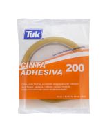 Cinta Adhesiva Tuk 200, 12 mm x 65 m. Corte Fácil