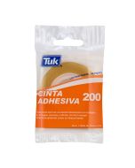 Cinta Adhesiva Tuk 200, 12 mm x 33 m. Corte Fácil