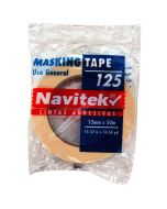 Cinta Adhesiva Masking Navitek 125, 12 mm x 50 m.