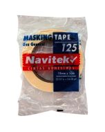 Cinta Adhesiva Masking Navitek 125, 18 mm x 50 m.