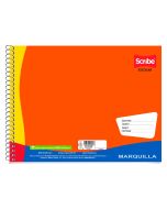 Block Dibujo Espiral Scribe 4591 24.5 X 32 Cm 20 H. C/Protector