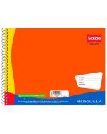 Block Dibujo Espiral Scribe 4594 24.5 X 32 Cm 50 H. C/Protector