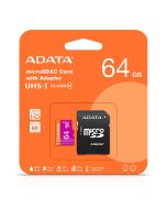 MICRO SDHC C10 ADATA AUSDX64GUICL10-RA1 64GB 80R UHS-I