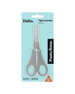 Tijera Escolar Delta D10 Punta Roma 5\" (12.7 Cm) Mango Plastico