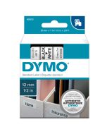 Cinta Rotulador Dymo 45013 Neg/Bco 1/2\" 12 Mm X 7 M