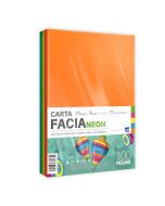 Cartulina de Colores Facia Neón Carta 100 h. 180 g. 5 Colores