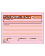 Vale Provisional De Caja Printaform 2051 1/4 Carta 50 H. Rosa