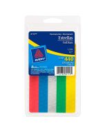 Etiqueta Estrella Avery 2113 1/2" Bl/440 Colores Surtidos