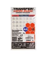 Etiqueta Estrellas Metálicas Transfer Chica C/189 Plata