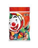 Globo Fiesta Payaso Num.07 Bolsa C/100 Surtido