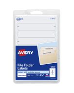 Etiqueta para Folder Avery 2100, 1.7 x 8.7 cm, Blanco C/252