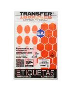 Etiqueta Flourec. Naranja Transfer Ofertas Eaf03825N 38 X 25 Mm. C/176