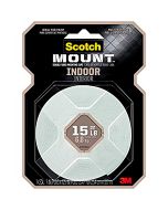 Cinta Adhesiva de Espuma Scotch Mount 214HDC 1" x 1.39 m. 