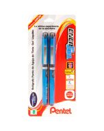 Bolígrafo Punto Fino 0.5 mm Pentel Energel Bl/2 Negro 