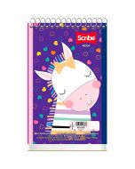 Libreta Apuntes Scribe Mega 4580 Raya 7.6 x 12.7 cm 40 h.