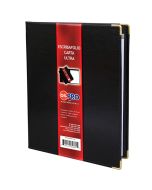 Escribafolio Hazel 848-84 Negro Ultra 24 x 31.5 cm con Block