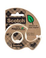 Cinta Adhesiva Mágica Scotch Greener 19 mm x 15.2 m. C/Despachador