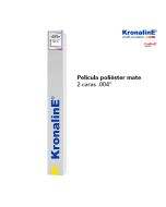 Rollo Película Poliéster Kronaline PJ220, C2C Mate, 0.91 x 36.5 m. .004"  