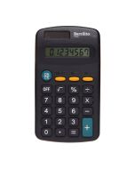 Calculadora Básica de Bolsillo Barrilito 7723G, 8 Dígitos, Solar/Batería