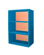 Mueble Organizador Diako 9632-L6 Lateral 60 X 90 X 30 Cm Azul Completo