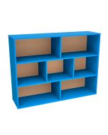 Mueble Organizador Diako 9630-A6 120 X 90 X 30 Cm Azul Completo