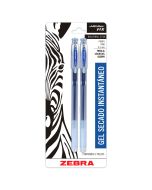 Bolígrafo Roller Gel Punto Fino 0.5 mm Zebra J-Roller RX Bl/2 Azul