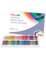 Gises Pastel Pentel PHN-50 para Acuarela con 50 piezas