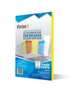 Sobre Protector con Rondana Fortec Oficio Vertical Amarillo