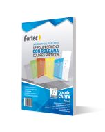 Sobre Protector con Rondana Fortec Oficio Vertical Translucido