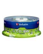 Cd-Rw 80 Min Verbatim 95155 C/25 Re-Escr. 12X