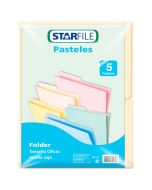 Folder Crema Starfile C/5 Oficio