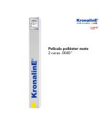 Rollo Película Poliéster Kronaline PJ231, C2C Mate, 0.91 x 36.5 m. .0045" 