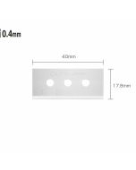 Repuesto P/Cuchilla Olfa Skb-10/10B 9 Mm. Acero Inox.