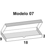 Caja Acetato Pvc 07 9 X 18 X 2 Cm C/10