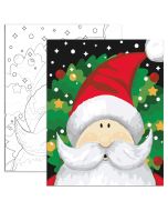 Set Pinta X Numero Diako Bu-0845 40 X 50 Cm. Santa Claus