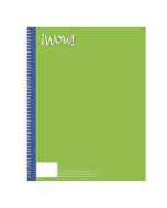 Cuaderno Profesional Wow Unicolor Cuadro Chico 100 h.